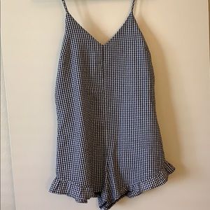 Gingham romper